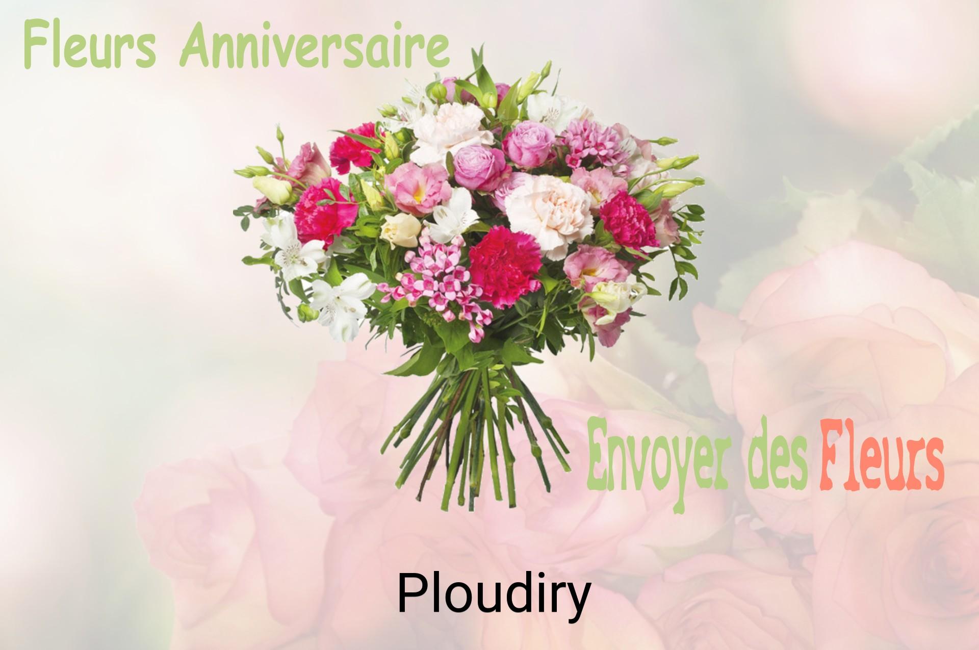 Bouquet de fleurs d’anniversaire livré à Ploudiry